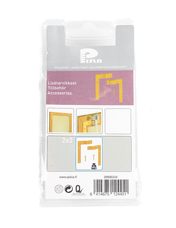 PISLA Easy taulunripustustarvikkeet, 4 osaa - Rakennustarvikkeet - 10105385268 - 1