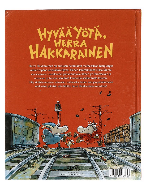 Hyvää yötä, herra Hakkarainen - Kunnas, Mauri - Lastenkirjat - 10105385285 - 1