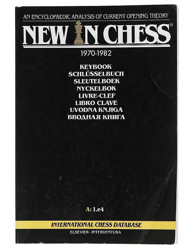 New in chess 1970-1982 : keybook, an encyclopaedic analysis of current opening theory, osa A - Matanovic, Aleksandar - Tietokirjat ja oppaat - 10105385288 - 0
