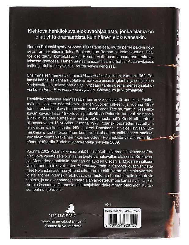 Roman Polanski : henkilökuva - Werner, Paul, kirjoittaja - Elämäkerrat ja muistelmat - 10105385302 - 1