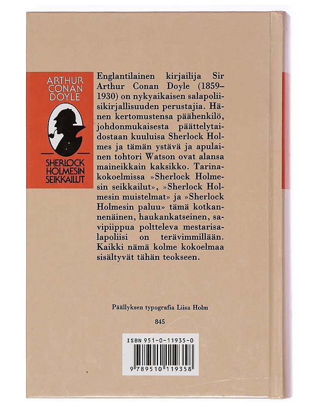 Sherlock Holmesin seikkailut. 1-2 - Doyle, Arthur Conan - Jännitys ja dekkarit - 10105385337 - 1