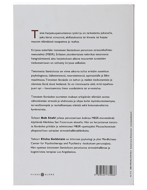 Stressinhallinnan käsikirja : tietoisen läsnäolon menetelmä - Stahl, Bob - Tietokirjat ja oppaat - 10105385344 - 1