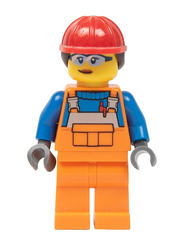 LEGO City: Rakennustyöntekijä minifiguuri - Lasten lelut - 10105385372 - 0