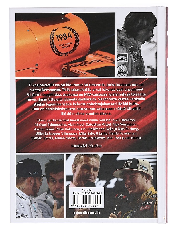 F1 legendat - Heikki Kulta - Elämäkerrat ja muistelmat - 10105385572 - 1