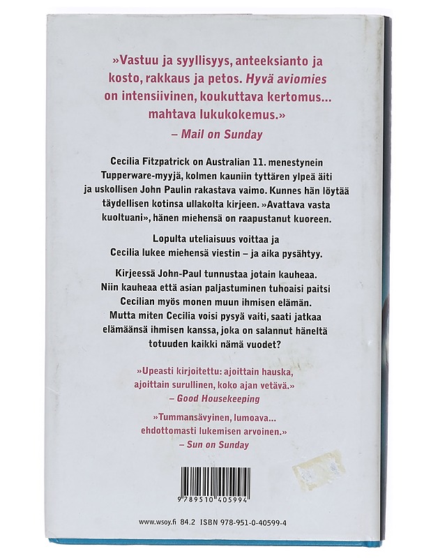 Hyvä aviomies - Moriarty, Liane - Romaanit ja novellit - 10105385581 - 1