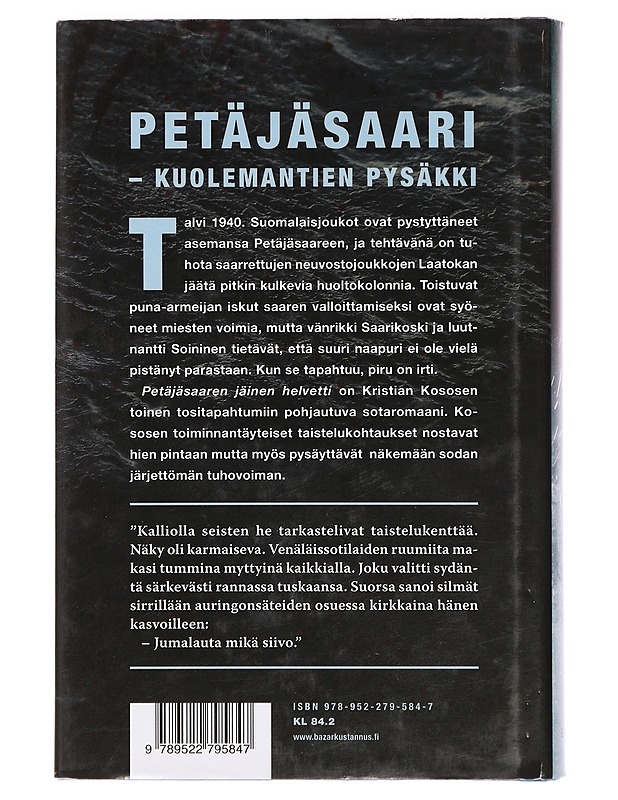 Petäjäsaaren jäinen helvetti - Kristian Kosonen - Romaanit ja novellit - 10105385635 - 1
