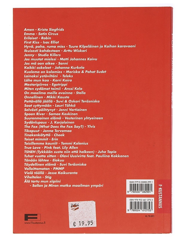 Pop tänään vol. 3 [2014] - Cheek - Musiikki- ja elokuvakirjat - 10105385705 - 1