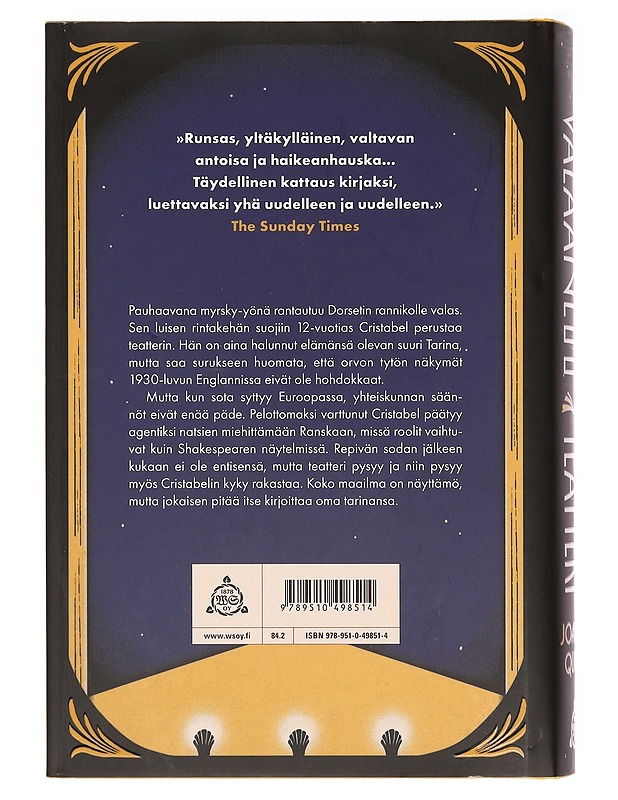 Valaanluuteatteri - Quinn, Joanna - Romaanit ja novellit - 10105385795 - 1