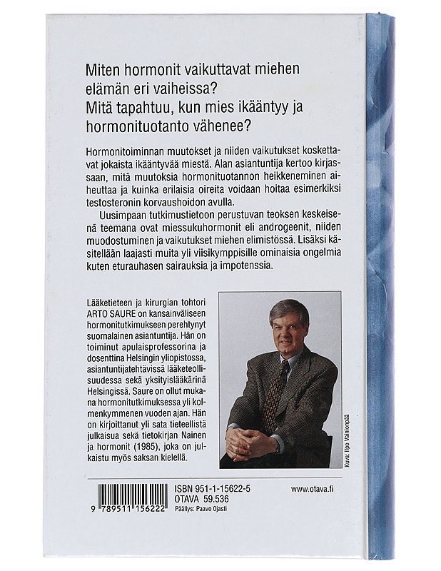 Hormonit ja ikääntyvä mies - Arto Saure - Tietokirjat ja oppaat - 10105385813 - 1