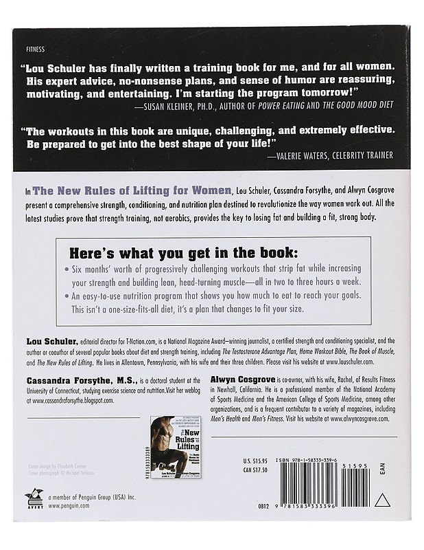 The New Rules of Lifting for Women - Lou Schuler - Tietokirjat ja oppaat - 10105385869 - 1