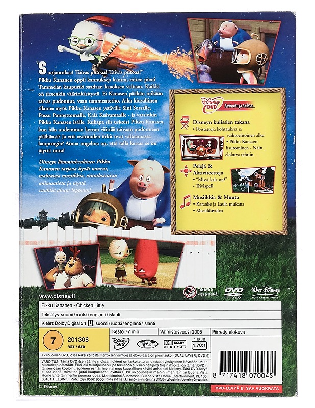 Pikku kananen - DVD - DVD-elokuvat - 10105385880 - 1