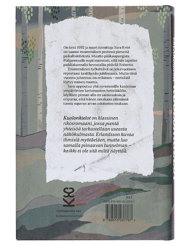 Kuolonkielot - Erlandsson, Karin - Jännitys ja dekkarit - 10105385916 - 1