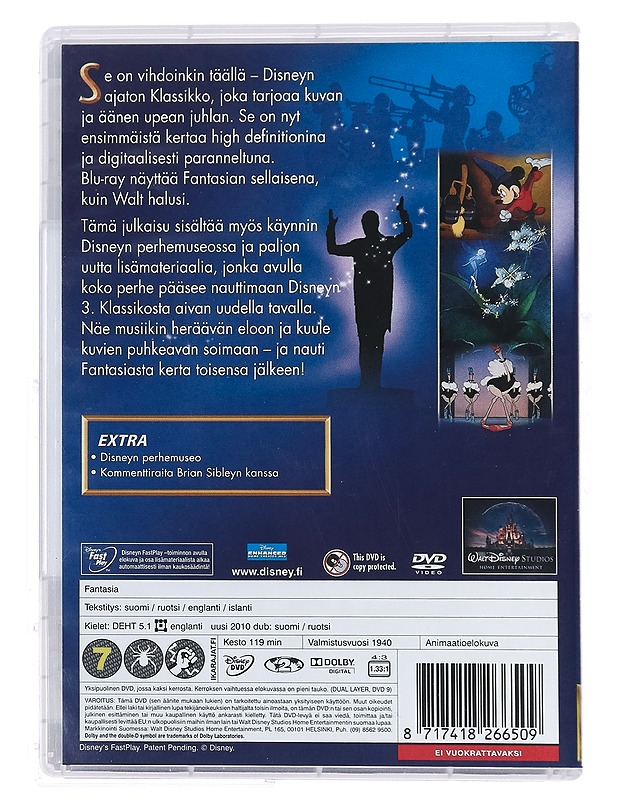 Fantasia - DVD - DVD-elokuvat - 10105385973 - 1