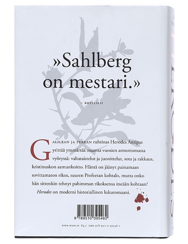 Herodes - Asko Sahlberg - Romaanit ja novellit - 10105385988 - 1