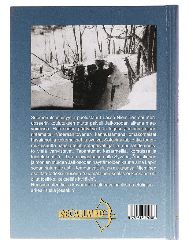Sotakirja : merisotilas jalkaväen saappaissa - Lasse Nieminen - Elämäkerrat ja muistelmat - 10105386002 - 1