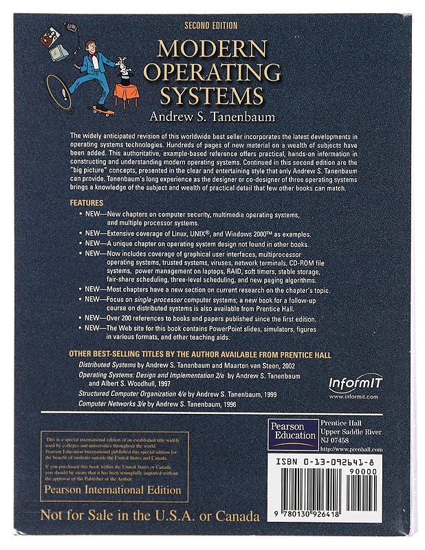 Modern operating systems - Tanenbaum, Andrew S. - Tietokirjat ja oppaat - 10105386005 - 1