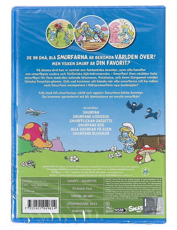 Smurfarna: Smurfan - DVD - DVD-elokuvat - 10105386015 - 1
