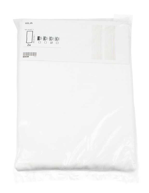 IKEA Silverlönn verho, 2 kpl, 145x250 cm - Verhot ja kapat - 10105386070 - 0