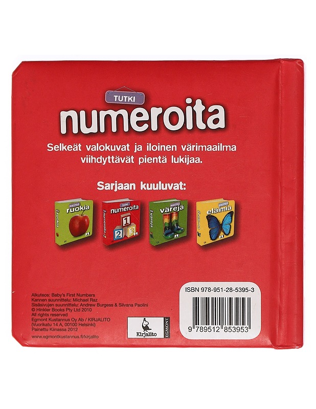 Tutki numeroita - Lastenkirjat - 10105386085 - 1