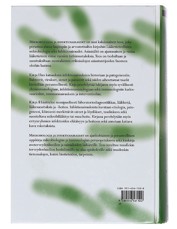 Mikrobiologia ja infektiosairaudet, Kirjat I ja II - Huovinen Pentti, Meri Seppo, Peltola Heikki, Vaara Martti, Vaheri Antti, Valtonen Ville - Tietokirjat - 10105386389 - 1