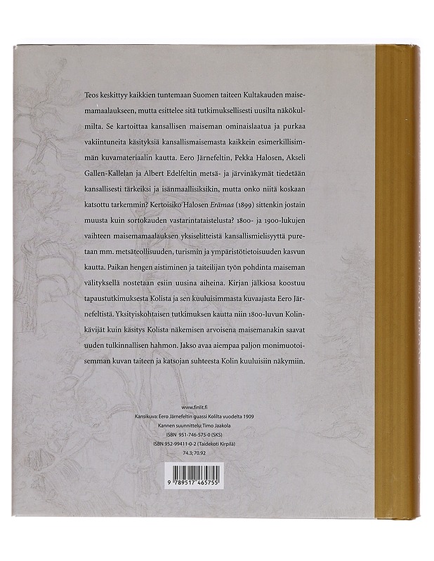 Suomi-kuvasta mielenmaisemaan : kansallismaisemat 1800- ja 1900-luvun vaihteen maalaustaiteessa - Lukkarinen, Ville - Historiakirjat - 10105386397 - 1