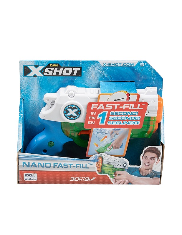 ZURU X-SHOT Nano Fast-Fill vesipyssy - Lasten lelut - 10105386400 - 0