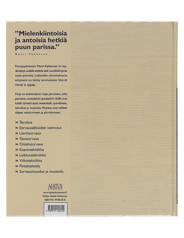 Suuri sorvauskirja - Mauri Kekkonen - Elämäkerrat ja muistelmat - 10105386425 - 1