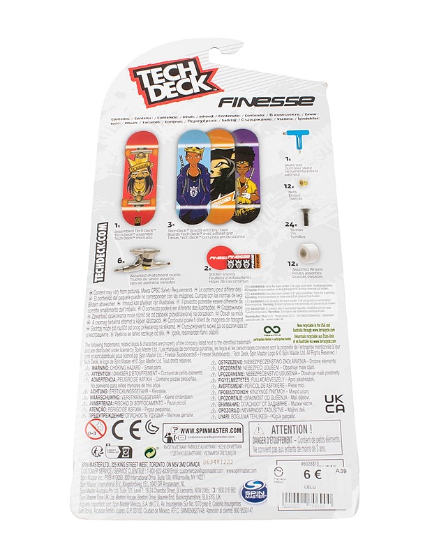 TECH DECK Finesse sormiskeittisetti - Lasten lelut - 10105386434 - 1