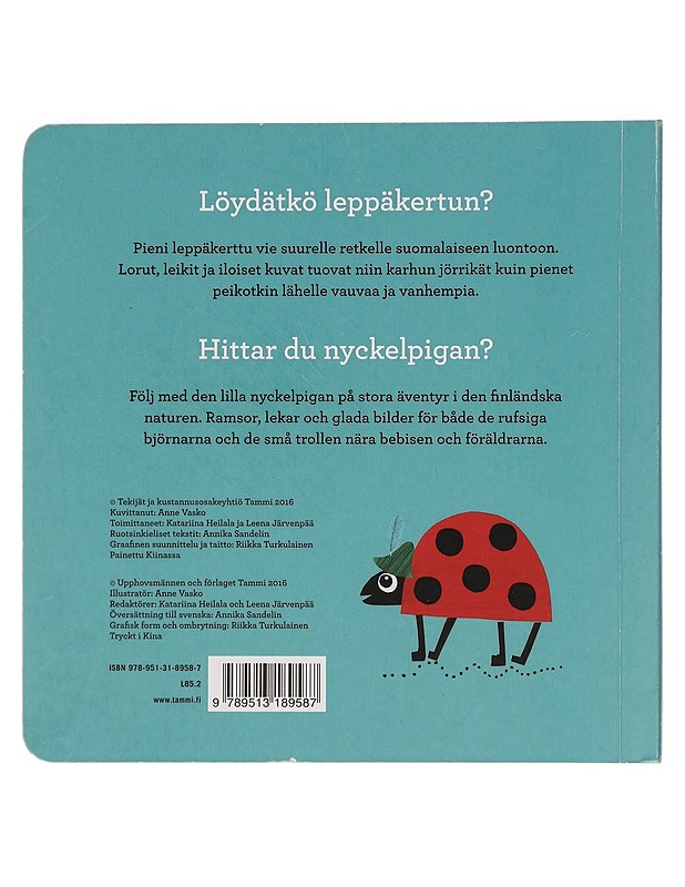 Oma maa mansikka = Smultronstället - Vasko, Anne - Lastenkirjat - 10105386502 - 1