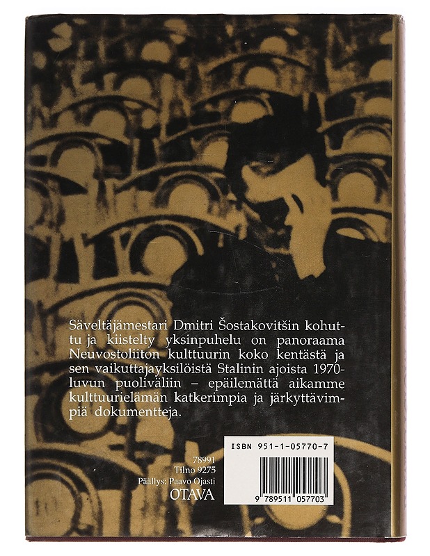Dmitri Sostakovitsin muistelmat - Volkov Solomon - Elämäkerrat ja muistelmat - 10105386564 - 1