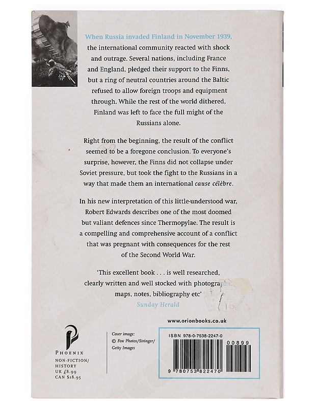White death / Russia´s war on Finland 1939-40 - Edwards, Robert - Historiakirjat - 10105386589 - 1