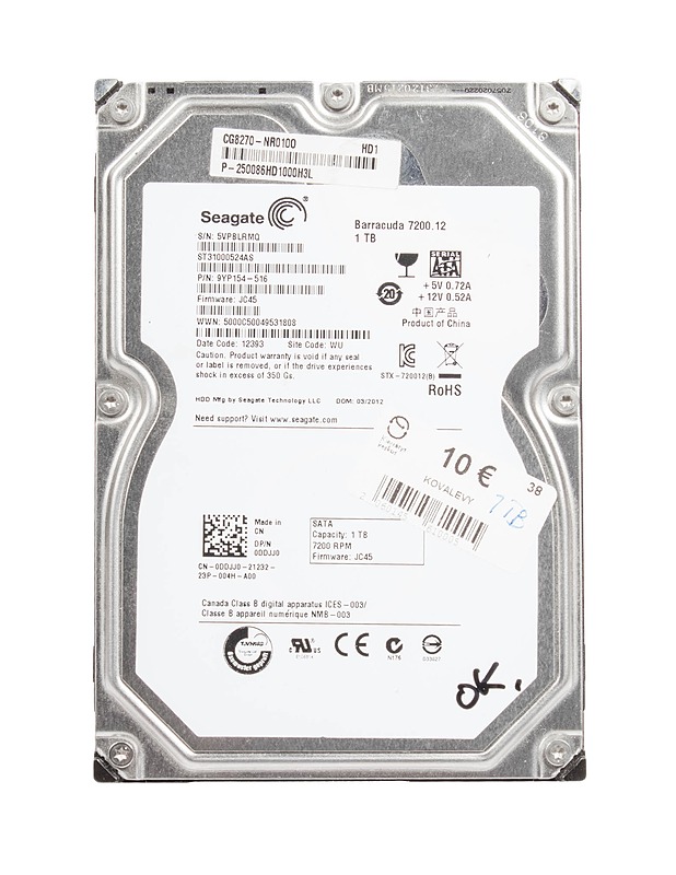 SEAGATE Barracuda 7200.12 kiintolevy - Tietokoneet - 10105386594 - 0