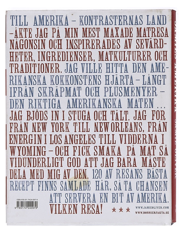 Jamies Amerika - Oliver, Jamie - Ruokakirjat - 10105386608 - 1