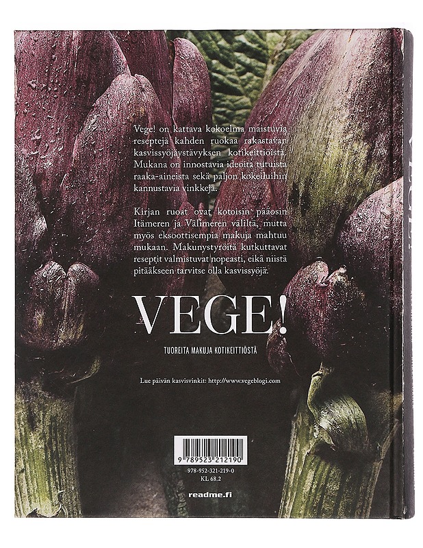 Vege! : tuoreita makuja keittiöstä - Nieminen, Alex - Ruokakirjat - 10105386615 - 1