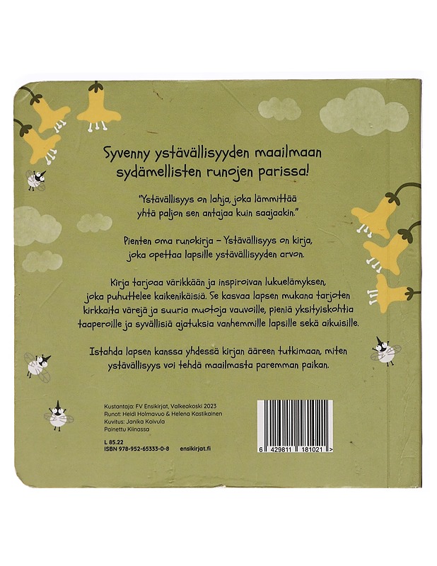 Ystävällisyys - Holmavuo, Heidi - Lastenkirjat - 10105386630 - 1