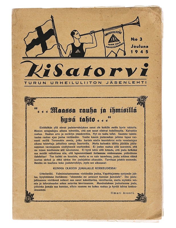 Kisatorvi. Turun urheiluliiton jäsenlehti 3/1945 - Lehdet - 10105386705 - 0