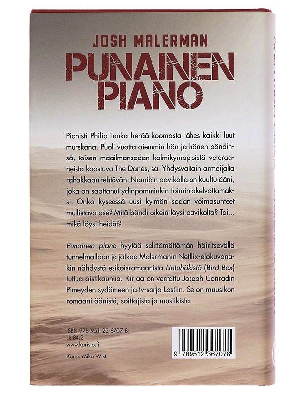 Punainen piano - Malerman, Josh - Romaanit ja novellit - 10105386716 - 1