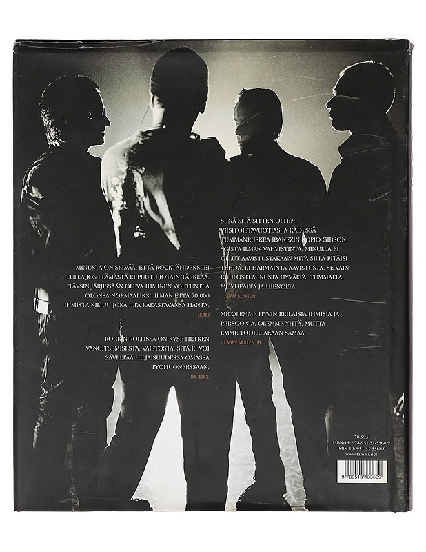 U2 by U2 - McCormic Neil, Bono, Edge, Clayton Adam, Mullen Jr. Larry - Elämäkerrat ja muistelmat - 10105386717 - 1