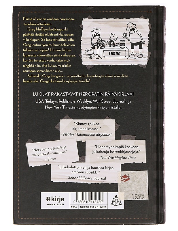 Neropatin päiväkirja 10: Paluu kivikaudelle - Kinney, Jeff - Lastenkirjat - 10105386728 - 1