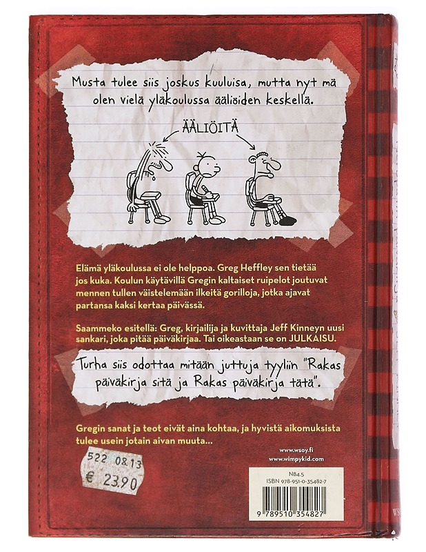Neropatin päiväkirja - Kinney, Jeff - Lastenkirjat - 10105386739 - 1