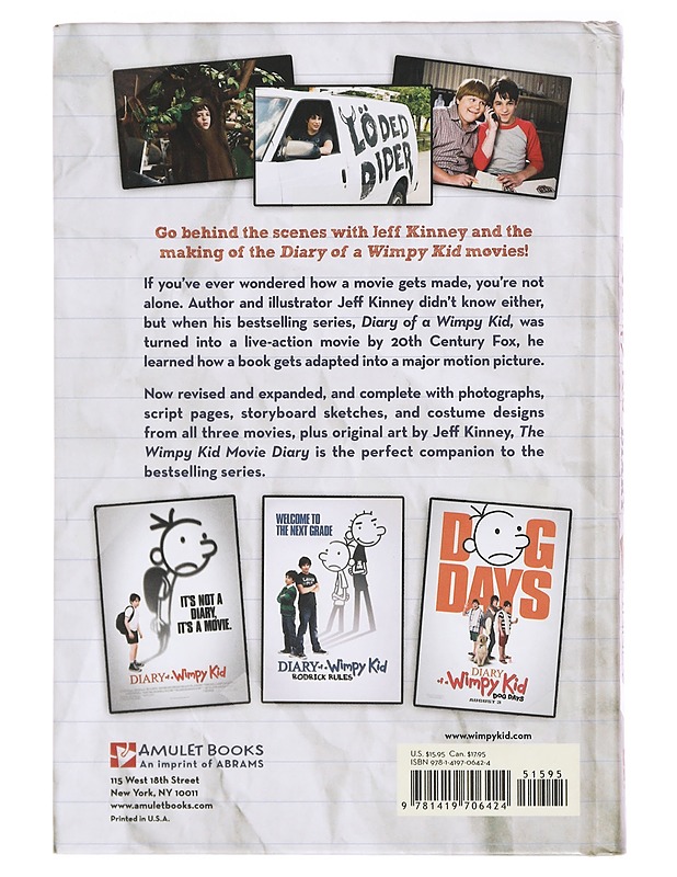The Wimpy Kid Movie Diary: How Greg Heffley Went Hollywood - Jeff Kinney - Nuorten kirjat - 10105386743 - 1