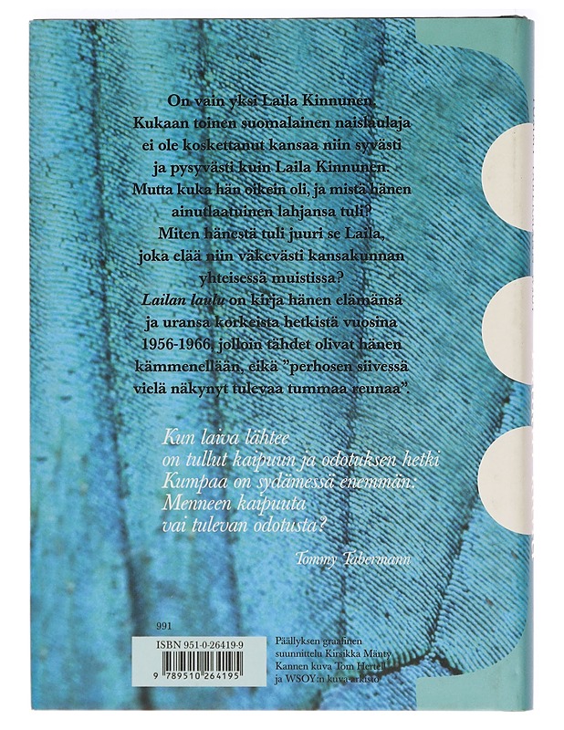 Lailan laulu - Wuori-Tabermann, Tuija - Elämäkerrat ja muistelmat - 10105386753 - 1