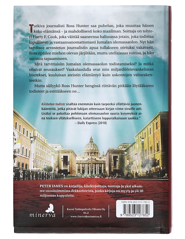 Kiistaton todiste - James, Peter - Jännitys ja dekkarit - 10105386799 - 1