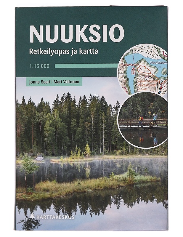 Nuuksio : retkeilyopas ja kartta - Saari, Jonna - Tietokirjat ja oppaat - 10105386929 - 0