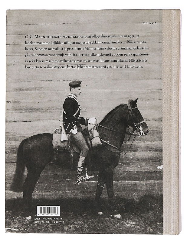 Muistelmat - Mannerheim, Carl Gustaf Emil - Elämäkerrat ja muistelmat - 10105386952 - 1