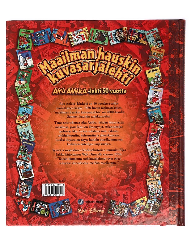 Maailman hauskin kuvasarjalehti : Aku Ankka -lehti 50 vuotta - Disney, Walt - Sarjakuvat - 10105386963 - 1
