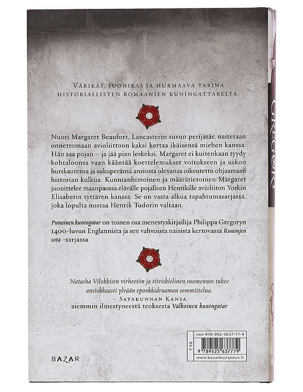 Punainen kuningatar - Gregory, Philippa - Historiakirjat - 10105386973 - 1