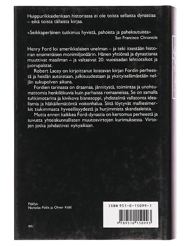 Ford-dynastia - Robert Lacey - Elämäkerrat ja muistelmat - 10105386980 - 1
