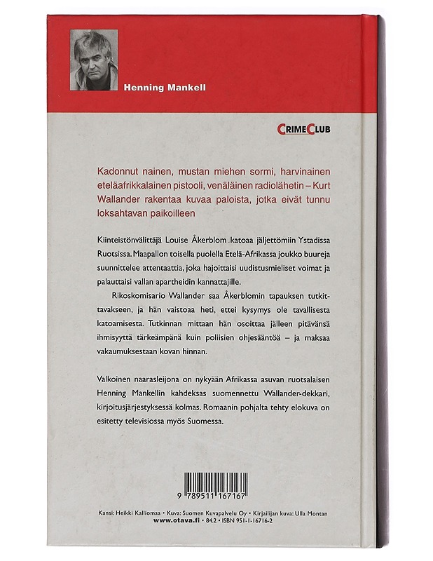 Valkoinen naarasleijona - Mankell, Henning - Jännitys ja dekkarit - 10105386982 - 1