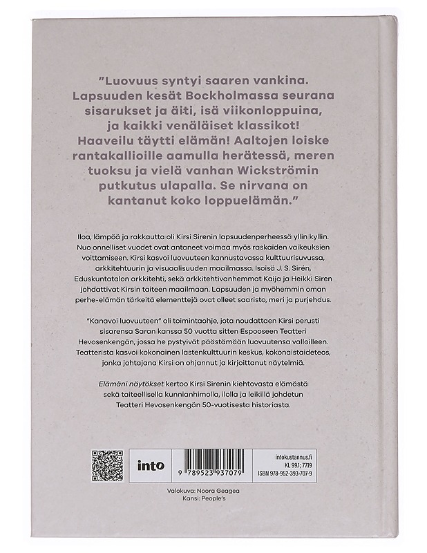 Elämäni näytökset - Sirén, Kirsi - Elämäkerrat ja muistelmat - 10105387003 - 1